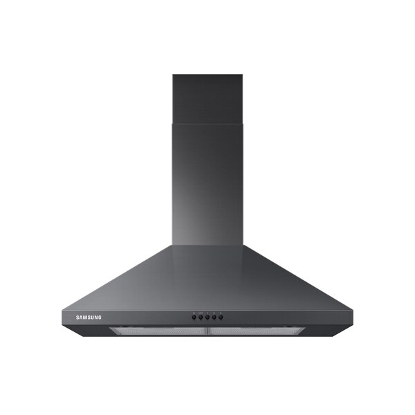 Samsung 30-inch Black Stainless Steel Wall Mount Range Hood with LED Lights and 390 CFM Ventilation NK30R5000WG - main